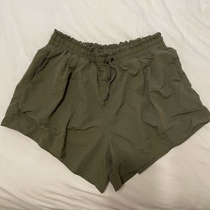 Target Women's High-Rise Shorts 4.25" -
All in Motion™ Moss Green XL
